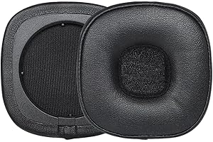 INF 1 Paar Ersatz Ohrpolster für Marshall Major IV, Verbessertes Klangerlebnis, Weiche und Bequeme Ohrpolster, Einfache Installation, Schwarz