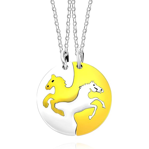 Pwsap Collier D'Amitié Mode Pour 2, Colliers Magnétiques BFF Pendentif De Planète Colorée, Best Friends Forever Colliers, Cadeaux De Bijoux Pour La Saint-Valentin Pour Filles Mère Sœurs Garçons Amis