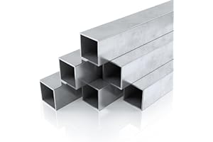 FABAL ALUMINIUM Aluminium Square Tube Box (20mm X 20mm X 2mm, 1000mm)
