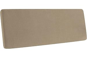 SYLC Housse De Coussin De Canapé, Housse De Coussin, Housse Coussin D'assise Extensible Tartan Antidérapant, Housse De Protection pour Meubles (Kaki,Grand 4 Places)