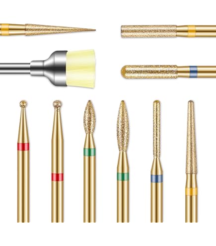 30 Pcs Set Di Punte Per Trapano Per Unghie Con Sca 3 32 Set Di Punte Per Trapano Per Unghie In Ceramica Punte Per Efile Punta Per Trapano Per Unghie Diamantata S Per Cuticole Per Unghie - Foto 5