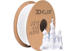 3DHoJor PLA Pro Filament 1.75mm Cold White,3D Printer Filament,1kg Cardboard Spool (2.2lbs), Fit Most FDM 3D Printer