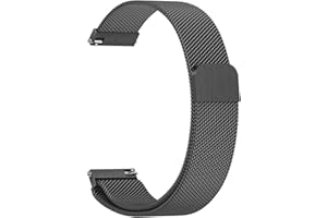 Amzpas Edelstahl Mesh Uhrenarmband 22mm 20mm 19mm 18mm Metall Ersatz Armband Magnetverschluss Smartwatch Schnellverschluss Watch Uhren Ersatzband Für Damen Herren