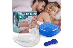 NACERLARY Anti Ronflement Gouttière,Réglable Anti Ronflement Ronflement Buccaux,Goutiere Dent Bruxisme,Protecteurs Buccaux,Améliore La Qualité Du Sommeil,Adapté Aux Hommes et Aux Femmes Ronflent