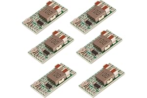 DC-DC Step Down Buck Converter 4,5-24 V do 0,8-17 V 5 V 3 A LAOMAO Mini regulowany przetwornik napięcia 3,3 V 5 V 9 V 12 V zasilacz sieciowy Power Module (6 sztuk)