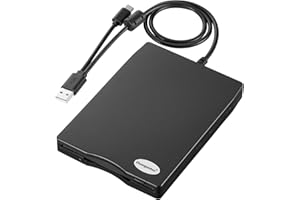Chuanganzhuo 3.5 inch External USB Type C Floppy Disk Reader, Portable USB Floppy Disk Drive, Floppy Disc Reader for PC, Laptop, Windows 11/10