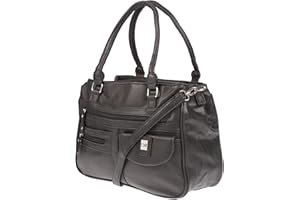 Christian Wippermann große Damen Umhängetasche Tasche Schultertasche in Leder Optik