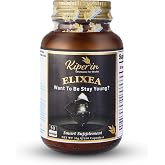 Kiperine Elixea Anti-Aging Longevity | NMN, Resveratrol, Glutathione, Coenzyme Q10, NADH, PQQ | Cellular Regeneration, Glitter Skin