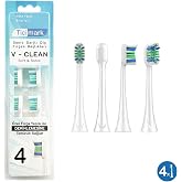 Ticimark Philips Sonic Flexcare ile Uyumlu Diş Fır&ccedil;ası Yedek Başlık, 4 Adet, Snap-on Sistem