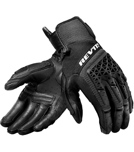 REV'IT! Revit Cayenne 2 Motorrad Handschuhe, schwarz/silber, XL