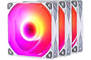 PHANTEKS SK PWM D-RGB Lüfter, 3er Pack - 140mm, weiß