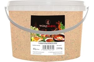 ‎YUBAOLY Tomato Cream Soup, Aromatic Instant - Tomato Soup Italian Style PE - Bucket 2.0 kg