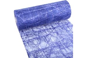 ‎DEKO AS GMBH Dekoweb® Tischläufer - Tischband - Tischdekoration - Dunkelblau - 30 cm Breite - 5 m Länge - 54-300-5-035