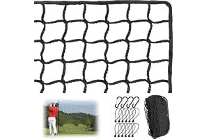 Golfträningsnät, polyester träningsnät med rep och spänne, 3 cm fyrkantigt nät, för baseboll, hockey osv. för trädgård, inomh