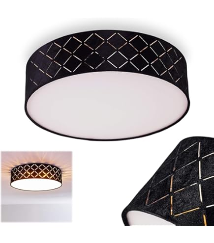 EGLO plafondlamp Mogano - e27 - ø 40 cm - zwart/koper – vtwonen