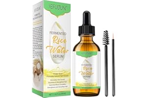 ZOXPM Rice Water for Hair Growth Oil 60ML Rice Oil for Hair Strengthening Serum for Stimulates Healthier Hair Scalp Growth Serum For Thinning Hair And Hair Loss for Men Women