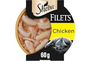 Sheba Fillets Cat Food Tray with Chicken in Gravy 2x16x60g