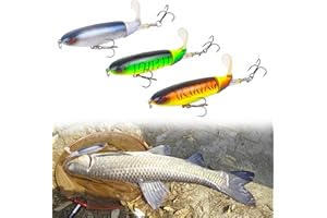 FGXY Leurres De Pêche, Ensemble De Leurres De Pêche, Appât Pêche avec Crochet Triple, Leurre Peche Carnassier pour l'eau Salée Et l'eau Douce Mer, avec Appât Dur Réaliste Coule Lentement