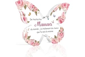 JOYRNALK Cadeau Fete Des Meres Cadeau Maman Cadeau Anniversaire Maman Cadeau Belle Mere Cadeau Maman Anniversaire Cadeaux pour Maman Cadeau Belle Maman Acrylique Cadeau Maman Cadeau Maman Noel 12 x 12 Size