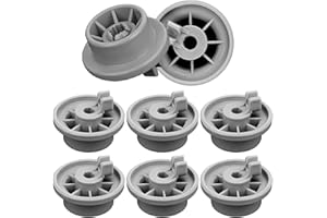 Binnan 8 Piezas Rueda para Cesta Lavavajillas, Ruedas para Lavavajillas Cesta Ruedas Lavavajillas Universal Recambio para Canasta Inferior