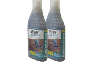Chimiver - VELUREX LAMIN Clean Kit 2 Piezas | Detergente Antiestático para Limpieza de Suelos Laminados y Otras Superficies Duras No Absorbentes. 2 Botellas de 1L