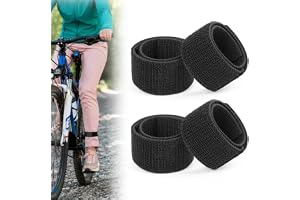AYESY Cykelklämmor, justerbara cykelbyxklämmor, högelastiska stövlar blousers rem cykelklämma byxor för cykling vandring camp