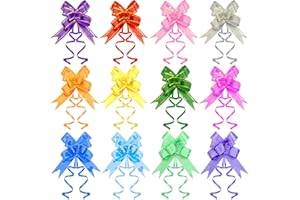 Cisolen 120 Piezas Lazos De Regalo Dibujar Cinta Para Botellas De Vino Cumpleaños Regalo Cesta Flores Fiesta Boda Navidad Decoración