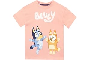 Bluey Koszulka | Koszulka Bingo Dla Dziewcząt | T-Shirty Z Krótkim Rękawem Dla Dziewczynek | Dziewczęce Koszulki