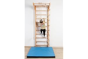 SPORTBABY Struttura da arrampicata, parete da ginnastica, per bambini, 2-220, attrezzatura sportiva, parete da arrampicata, legno, parete da ginnastica, parete a pioli