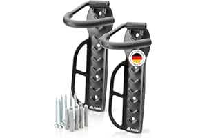 Avelo® Fahrrad Wandhalterung [2er Set] - Fahrradhalter passt für alle Räder [Aufhängung bis 25 Kg] - Fahrradhalterung Wand in