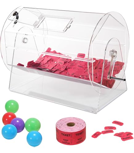 HENGBIRD – 50 Boules De Loterie En Plastique à Remplir – 3 Cm, Rouge – Idéales Tombola, Machines à Billes, Jeux De Fête