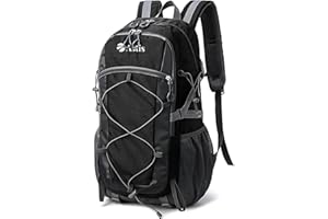 ASTIS Zaino Hiking Pieghevole, 40 Litri, Zaino Sportivo Impermeabile Unisex Adulto, Viaggio Leggero Traspirante, Escursionismo per Alpinismo Arrampicata Campeggio e Turismo（nero）