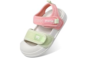 MK MATT KEELY Boys Girls Sandals Kids Closed Toe Walking Shoes Toddlers Baby Wide Fit Beach Sandals with Non-Slip Sole