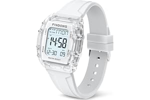 PINIDOUS Donna Orologio per Donna Adolescenti Orologio sportivo Digitale Orologi Studenti Orologi Impermeabili con Allarme Cronometro Conto Alla Rovescia Dual-Time Suoneria Oraria Funzione Alta Luminosità Luce