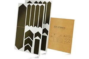 hksod Garde-Boue de vélo avec Film de Protection de Peinture, Autocollant de vélo, Garde-Boue et Cadre 3D, Film de Protection pour vélo de 24-29"