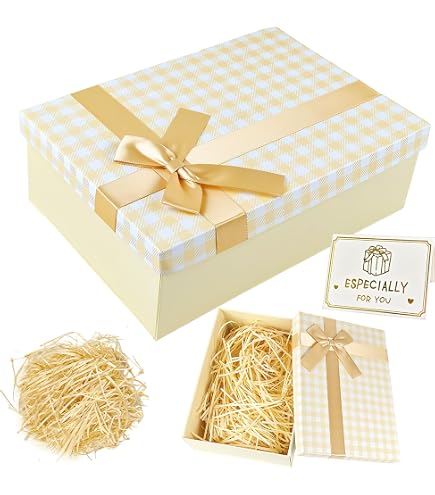 Magnetische Geschenkbox Mit Schleife – Wiederverwendbare Verpackungsbox Mit Deckel – Grün, 23x17x7 Cm – Für Geburtstag, Weihnachten, Valentinstag