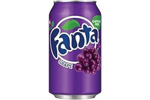 6 x LATTINA FANTA GRAPE GUSTO UVA 355 ML BIBITA COKE DRINK PARTY BARATTOLO