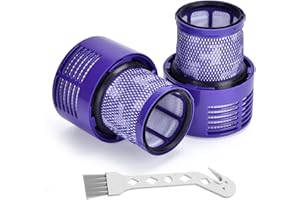HoHumoca Filtro para Dyson V10 SV12 Serie, Filtros de Repuesto Lavables para Aspiradora Dyson V10 Cyclone Animal Absolute Total Clean Motorhead SV12, 2pcs HEPA Filtro, Reemplazo para DY#969082-01