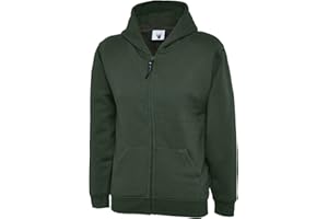 UNEEK CLOTHING UC506 - Childrens Classic Full Zip Hooded Sweatshirt (300 GSM)