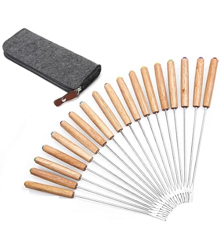 Set 4 Forchette Per Fonduta In Acciaio Inox - Corti, Argento, Per Cene Con Gli Amici