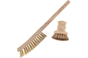 ‎SIDCO SIDCO Grillbürste Messing 2 Drahtbürste Messingborsten Messingbürste Reinigungsbürste