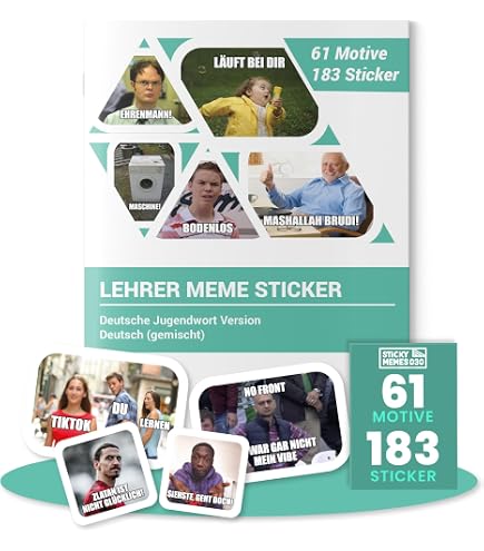 Lot 120 Autocollants Enseignant Positifs – 60 Mèmes Fun Pour Notes & Cadeaux