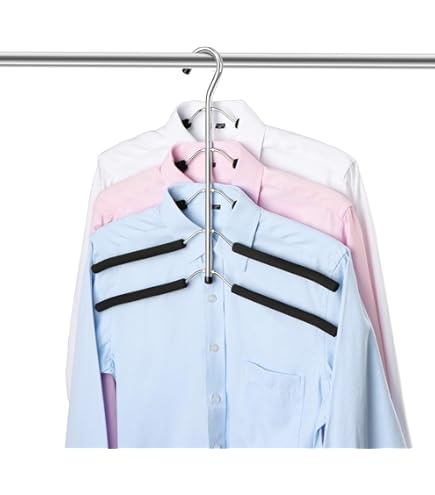 COSMIC ARCHITECT SP Kleiderbügel - Matt Edelstahl Design 2,5x5x9cm