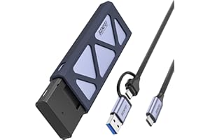 Obudowa BENFEI M.2 NVME SSD, Beznarzędziowy Adapter USB C (10 Gb/s) z Zabezpieczeniem Przed Utratą Zasilania, Kompatybilna z Kluczami M i B&M z Dyskami SSD o Rozmiarze 2230/2242/2260/2280