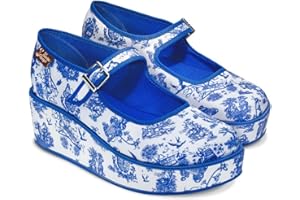 Hot Chocolate Design Chocolaticas Funky Canvas Women's Mary Jane Flat Shoes