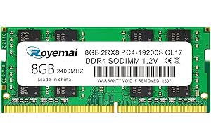 D DUOMEIQI DUOMEIQI 8GB DDR4 PC4-19200S 2400MHz 260PIN SODIMM, 1.2V CL17 2Rx8 Laptop RAM