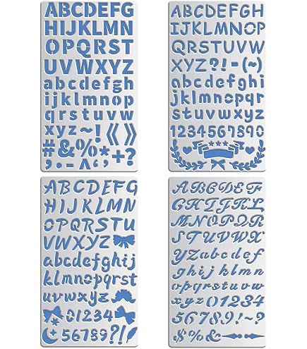 Aleks Melnyk Stencil Metallici Note Musicali - 3 Pezzi Per Bullet Journal, Pirografia, Incisione - 102x178 Mm