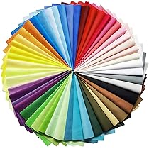 JJUNW Lot De 42 Restes De Tissu à Coudre, 25 X 25 Cm, En Coton, Patchwork, Imprimés, Multicolores, Pour Vêtements, Rideaux, Linge De Lit, Bricolage (multicolore 1