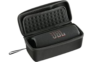 Gdraco Funda protectora rígida para JBL Flip 5/4/3, JBL Flip Case, Bose SoundLink Mini bolsa, funda de transporte (forro negro)