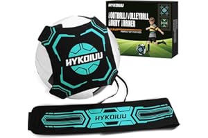 hykoiuu Football Kick Trainer Solo Practice Football Training Equipment Improve Ball Control, Passing And Shooting Skills. football On A String Gifts For Boys